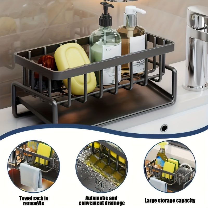 Organize your kitchen sink with our Premium Sink Organizer